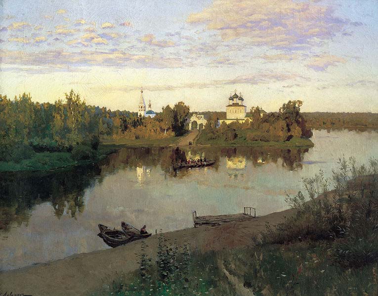 Isaac Levitan Evening bells,